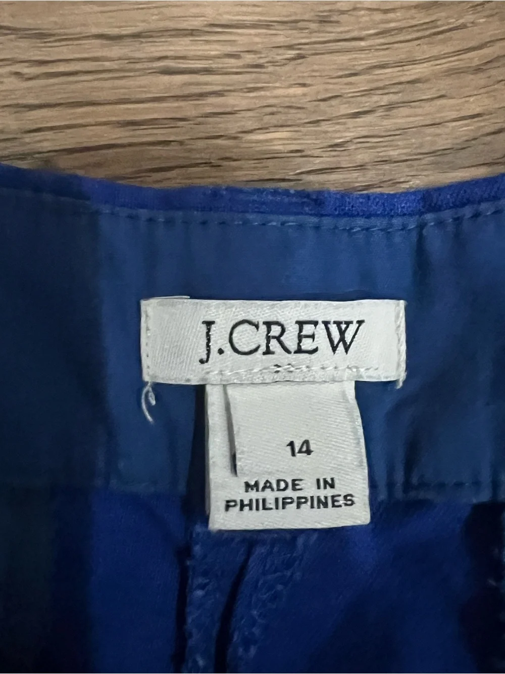 Women’s J.Crew Royal Blue Scallop Hem Shorts - 14
